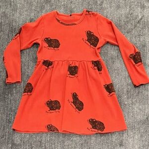 Mini Rodini Guinea Pig Cotton Dress size 116/122 (5-7 years)